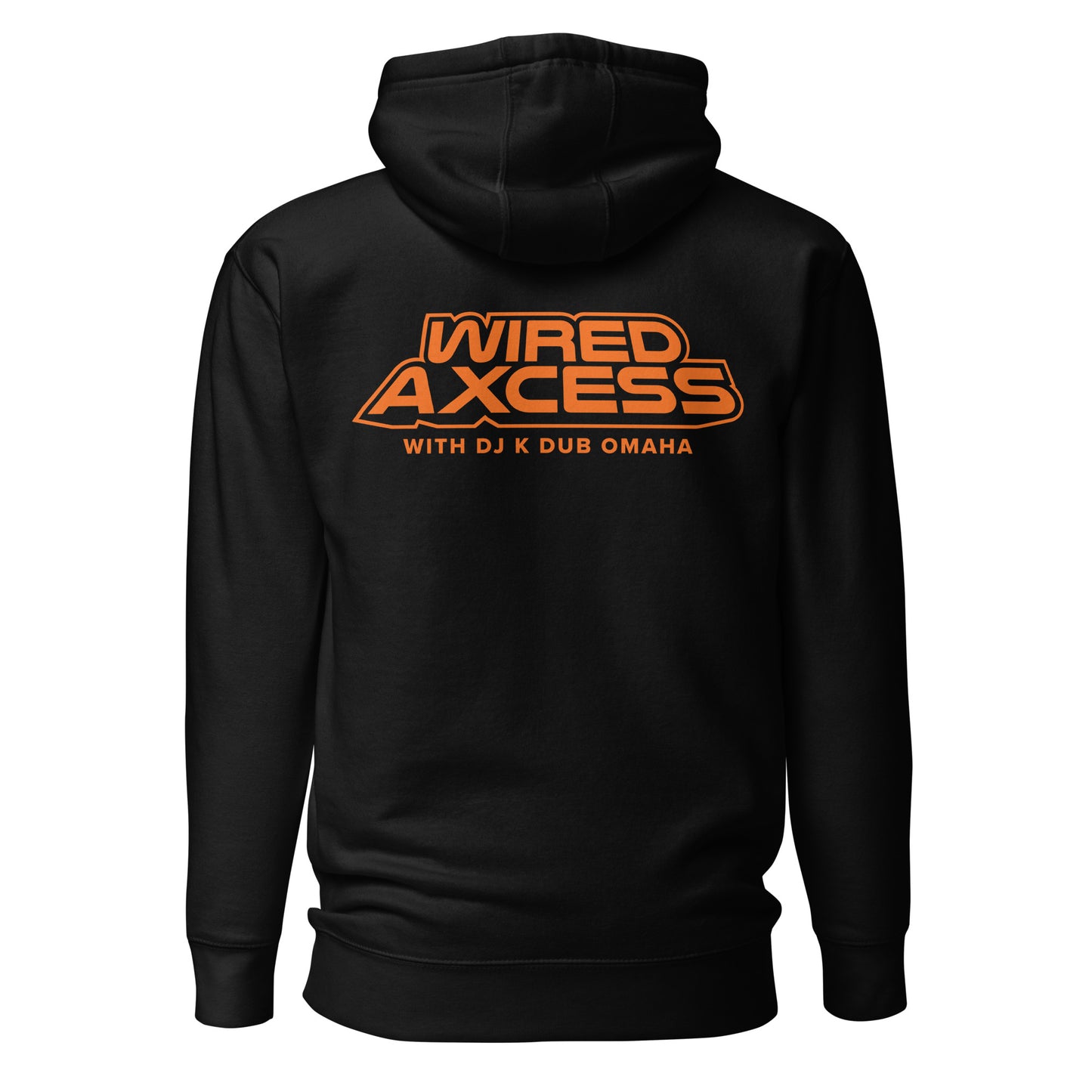 Wired Axcess | Orange Logo | Unisex Hoodie